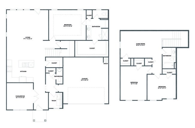 Bed Flex Floor Plan - Skymor Buford