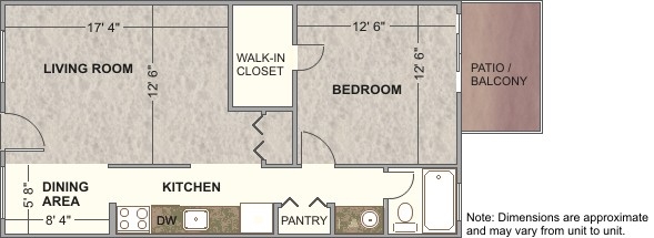 1BR/1BA - Carriage Hill