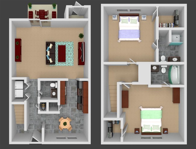 Floorplan - College Square at Harbour View Townhomes