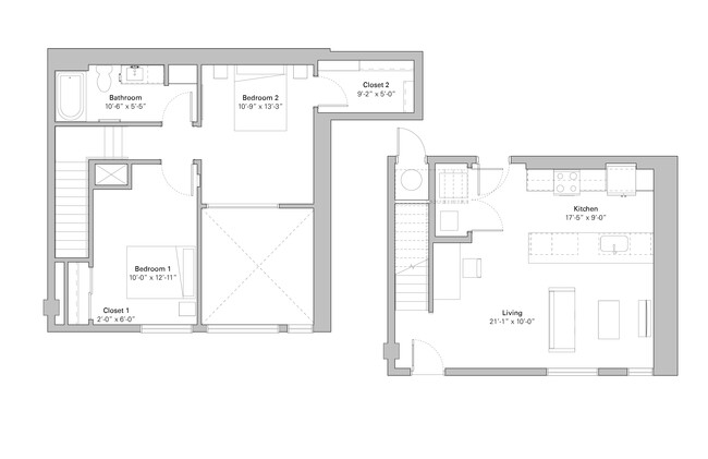 Floorplan - Melody on Main