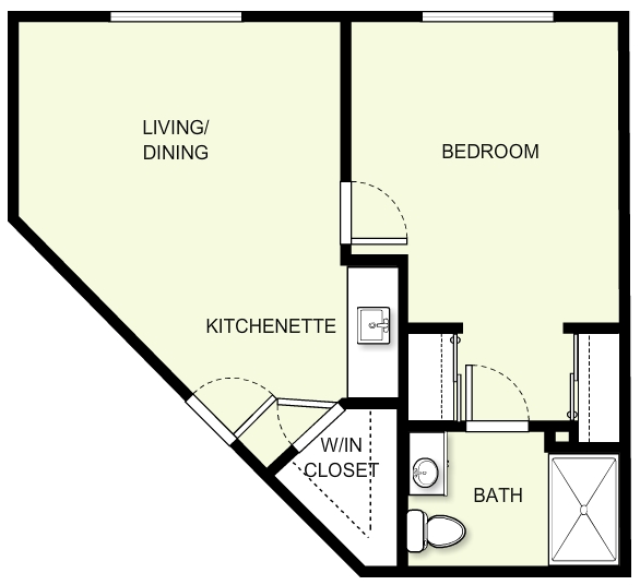 1BR/1BA - The Lodge at White Bear