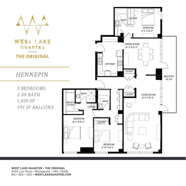 Floorplan - The Original at West Lake Quarter