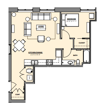 Floorplan - Hawthorne Apartments