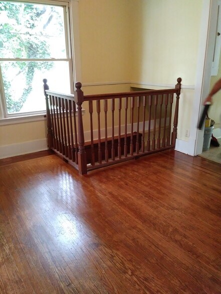 Dining Room with railing to basement steps - 2305 7th Street Rd
