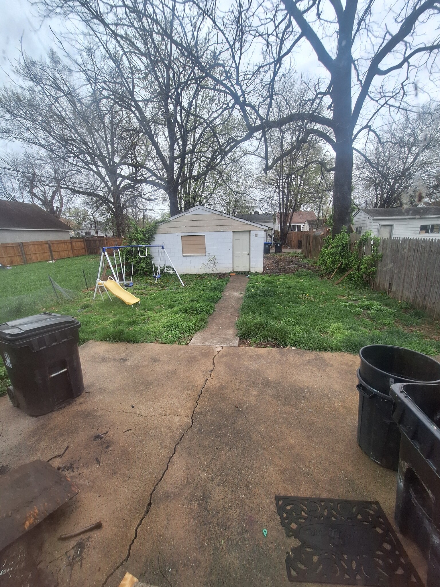 Back yard - 3602 Wheeler Ave
