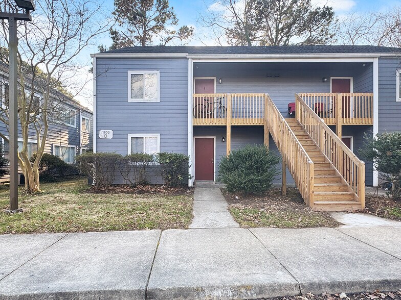 Unit is the lower left. - 1203 Jamestown Rd