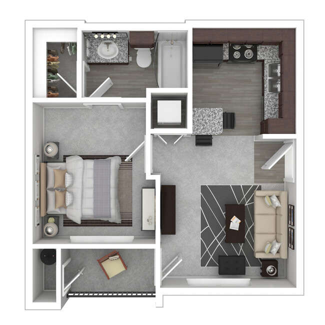 Floorplan - Lodge at Guadalupe Apartments LP