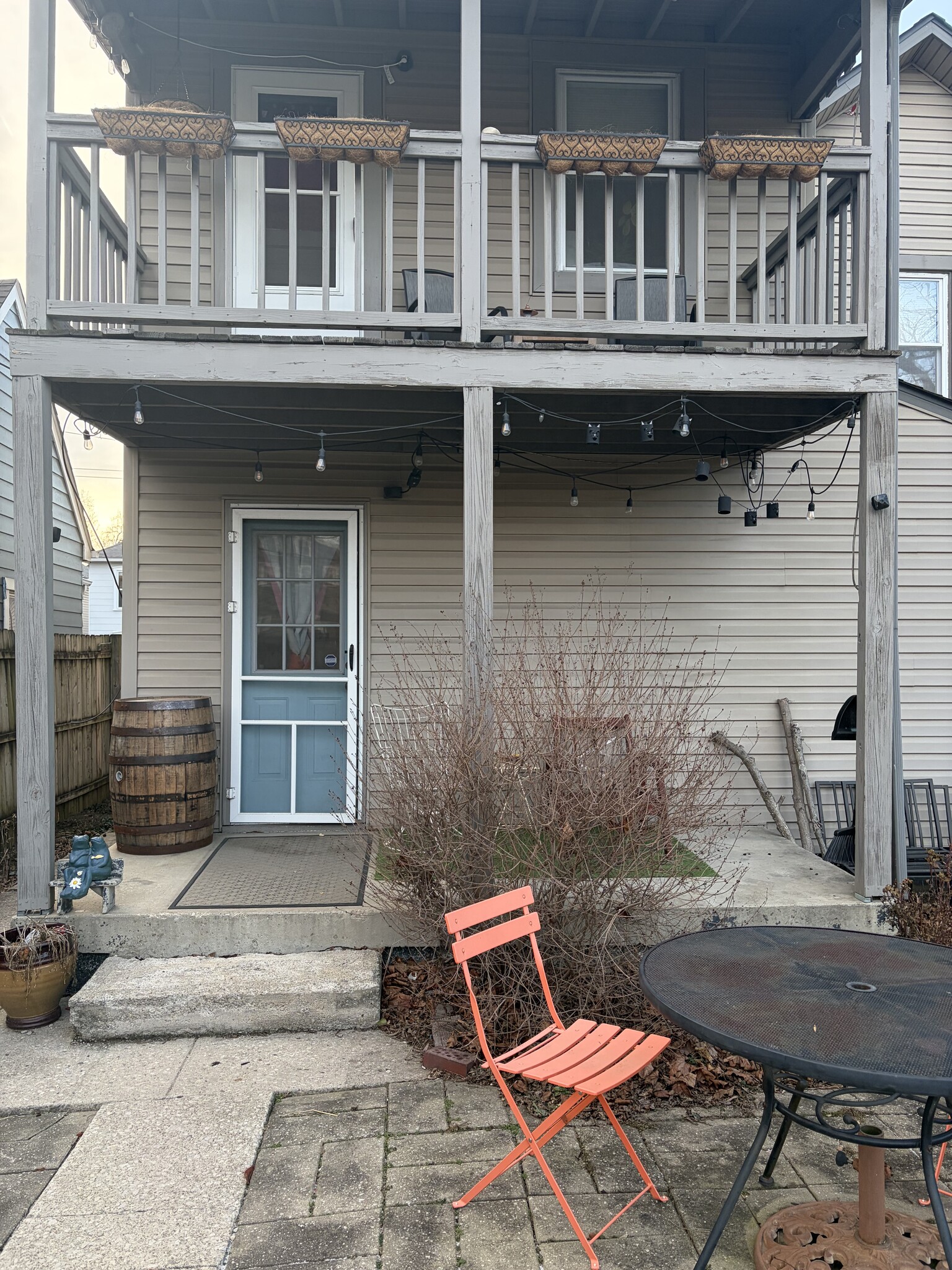 Back porch - 2580 Deming Ave