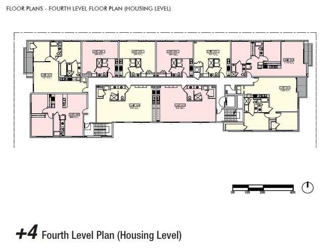 Floor Plan - 4th Floor - The Burton Pasadena