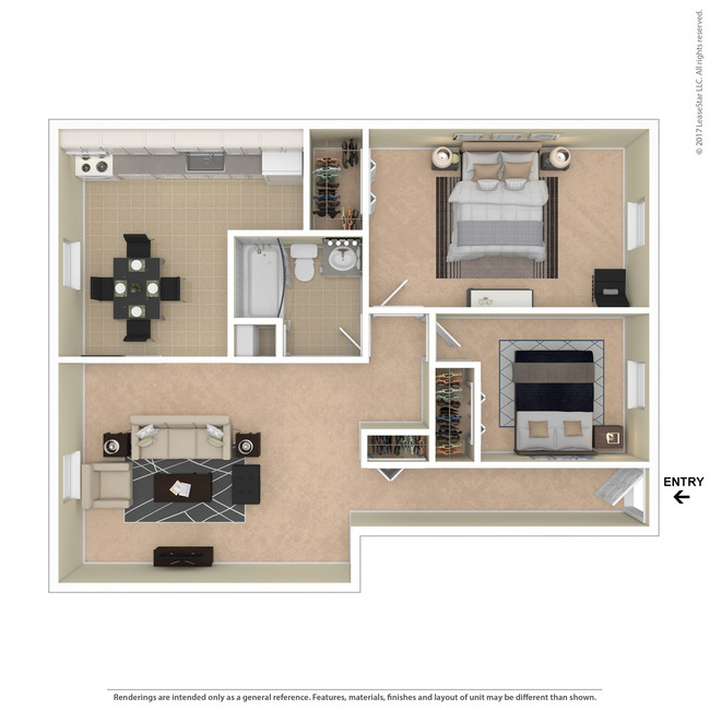 Floorplan - Apartments at Waterford