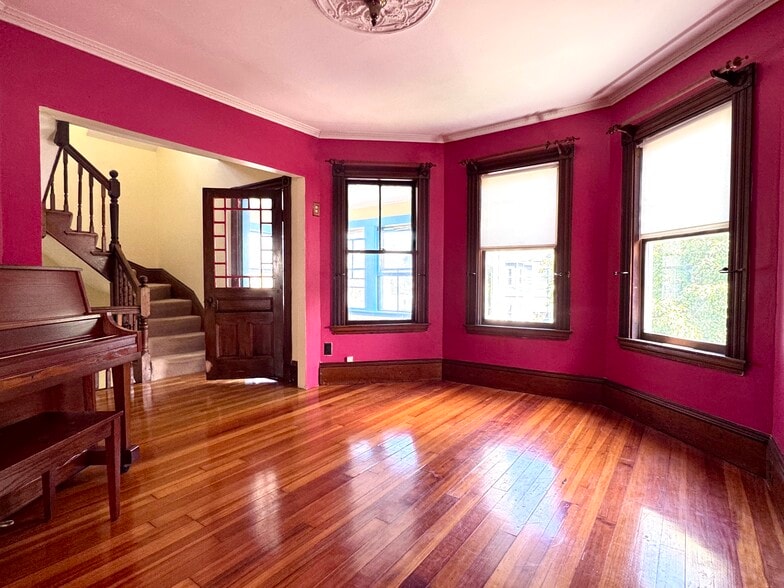 Living Room and hall - 104 Hancock St