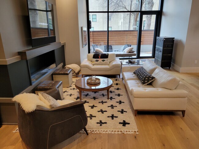 Gas fireplace in main sitting area - 300 W Main St