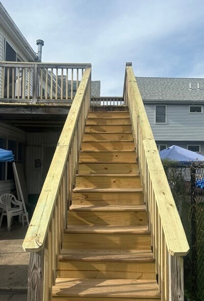 Stairs to Deck - 1392 Gorham St