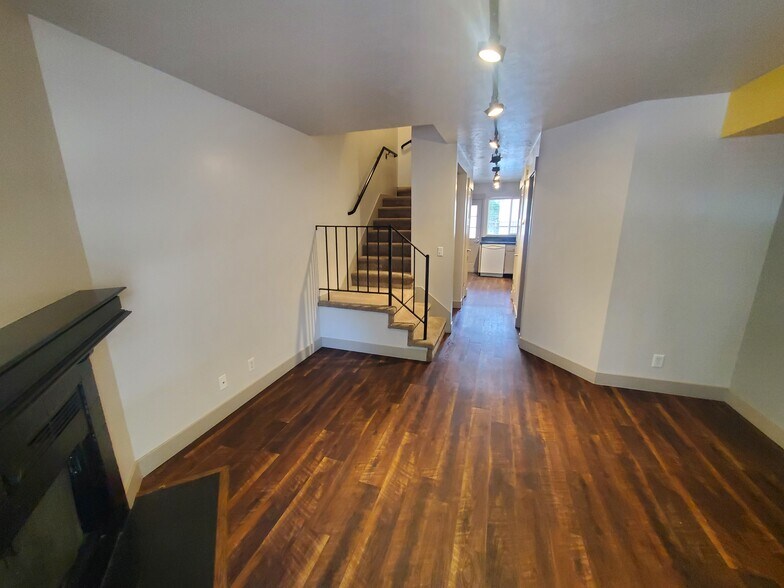 Hallway to Kitchen with Track Lighting - 1432 W Telegraph Hill Dr