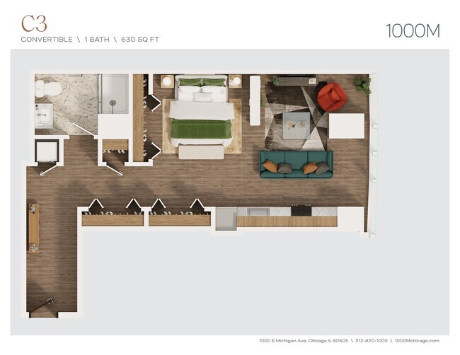 Floorplan - 1000M