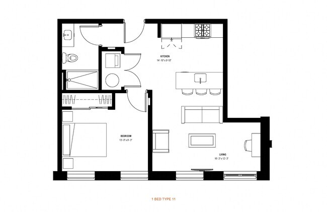 Floorplan - Glassworks Apartments