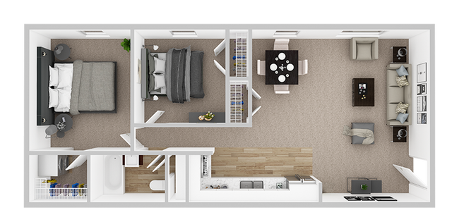 2-bed-1-bath-795-sqft-add-washer-dryer - websize (1) - Dublin Village II