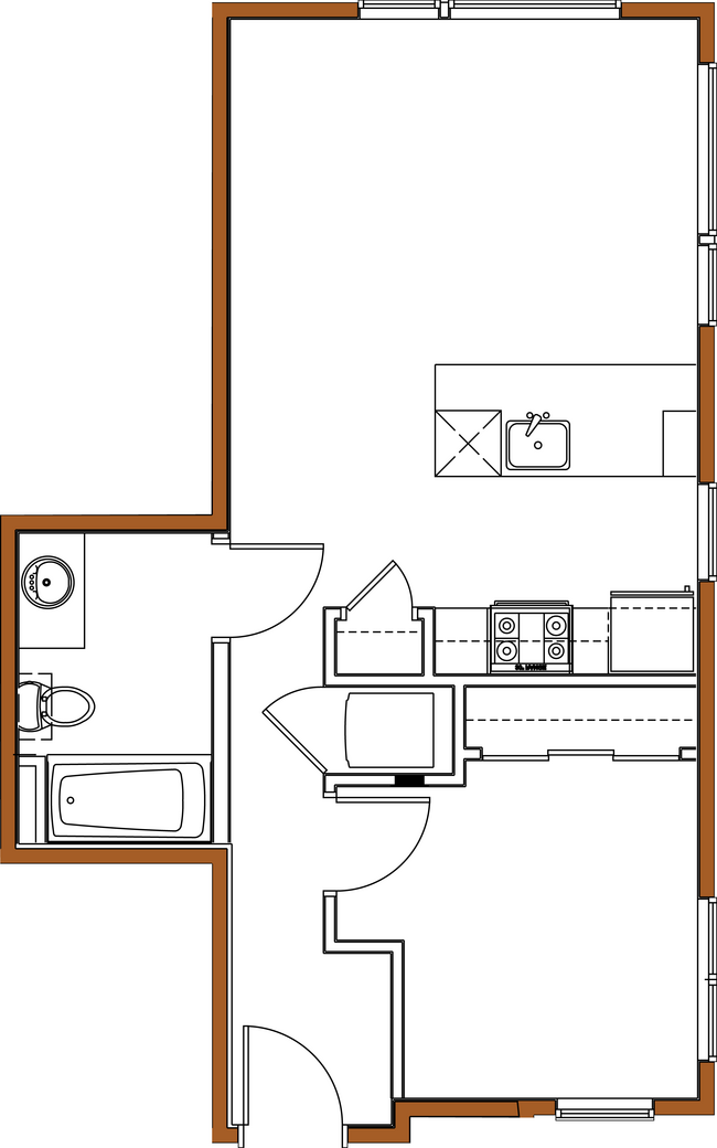Yukon Flats, 1 Bedroom, Island - Floorplan.png - Yukon Flats