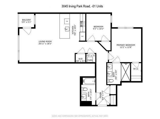 Unit 201 - Floorplan - ILUX