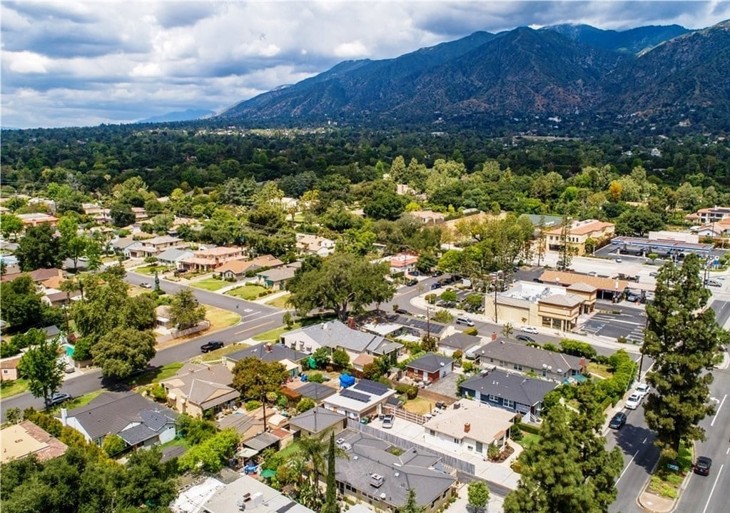 Aerial - 909 N Santa Anita Ave