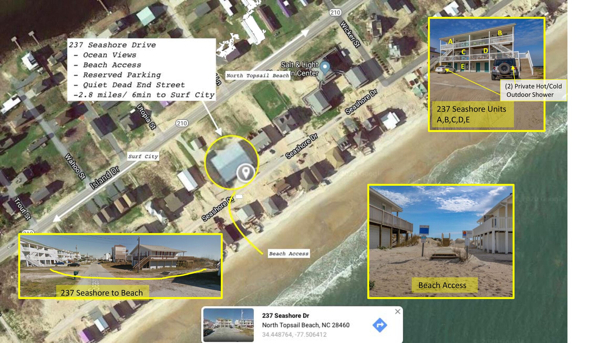 step to beach - 237 Seashore Dr.