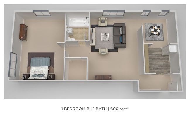 Floorplan - South Street Apartment Homes