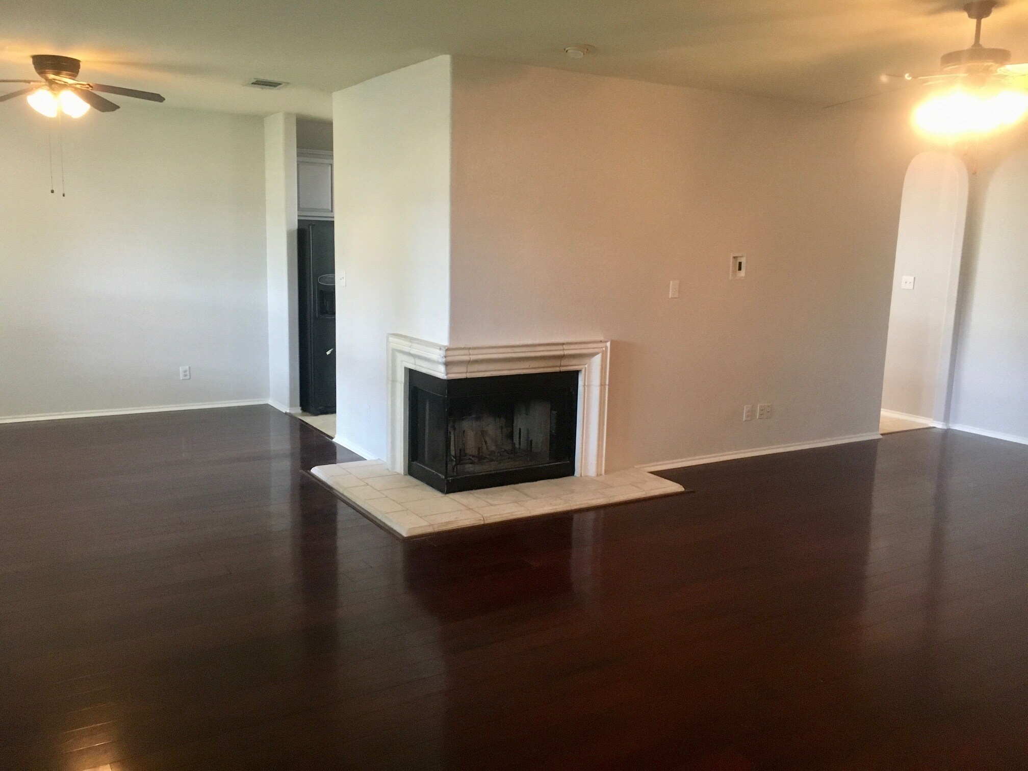 Living area with fireplace - 24307 Alamosa Falls