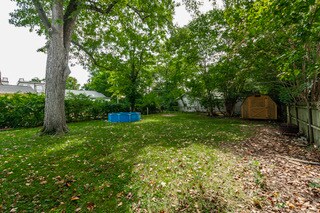 Backyard with shed - 208 22nd St