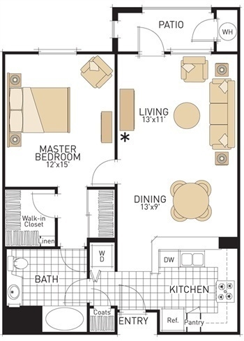 Plan A - The Oaks Apartment Homes