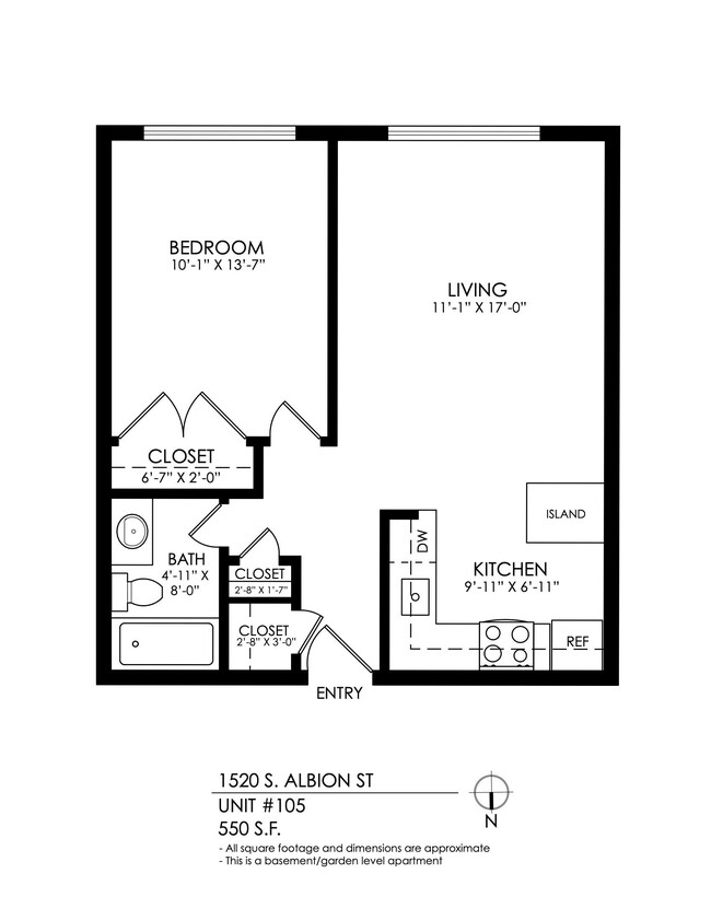 Floorplan - 1520 S Albion