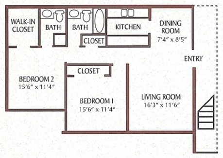 The Bayberry - Forest Gardens Apartments