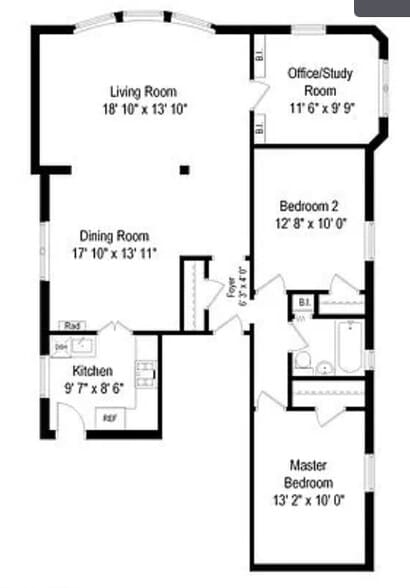 Floor plan - 825 Forest Ave