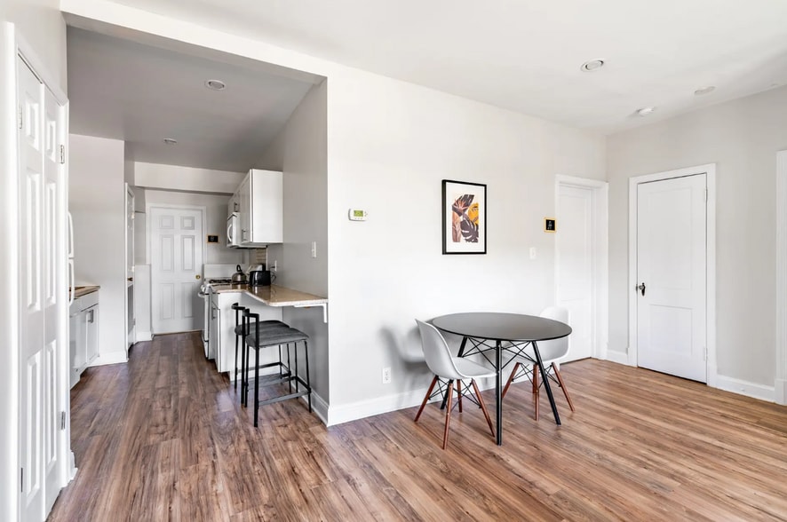 Unit 2 Living Room and Kitchen - 1613 F St NE