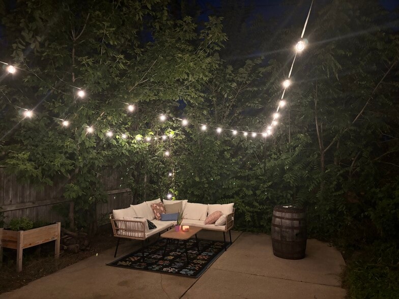 Privacy back patio - 4080 S Burrell St