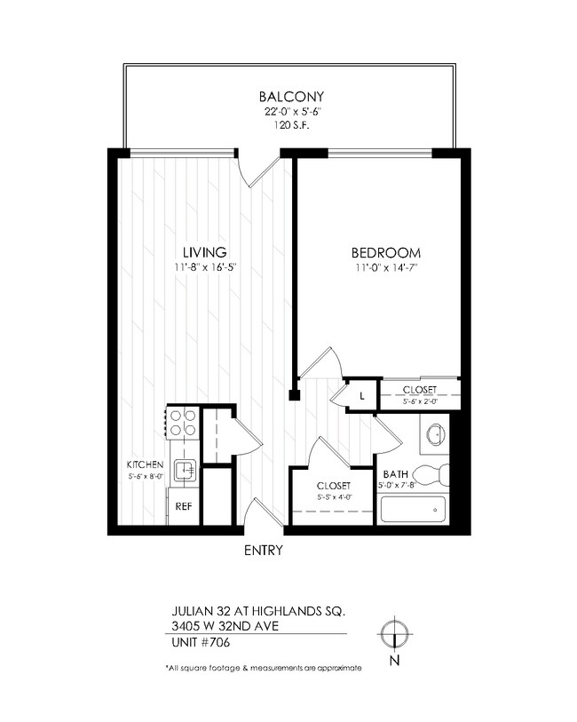 Floorplan - Julian32 at Highlands Square