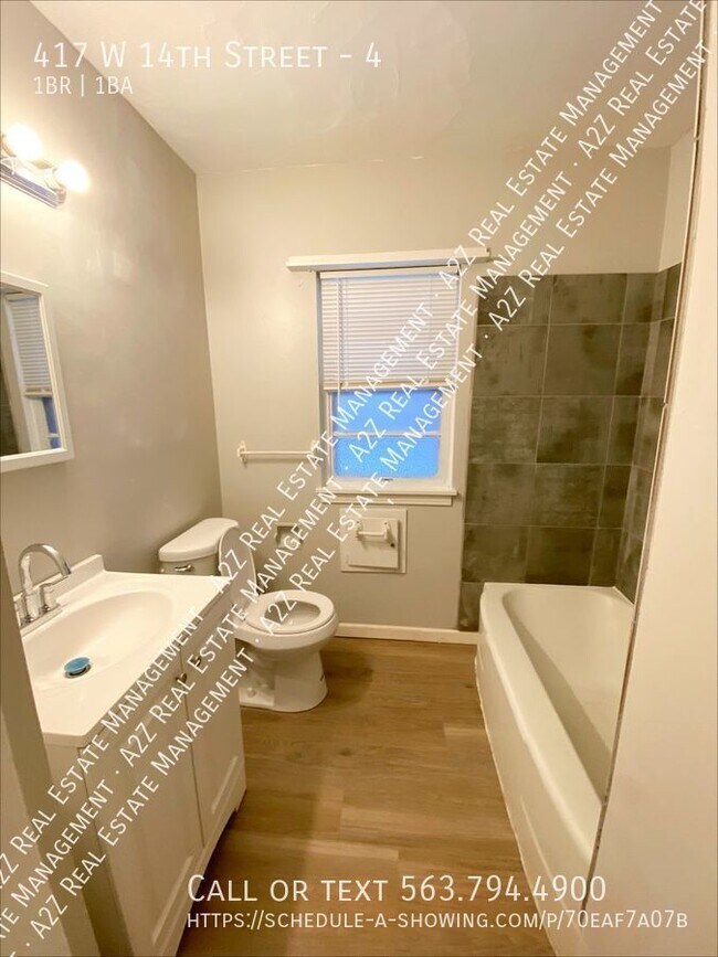 Remodeled 1 bedroom 1 bathroom Apt! 417 W 14th St Davenport IA 52803