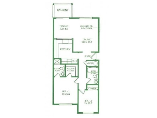2BR/2BA - Crooked Oak at Loma Verde Preserve Apartment Homes