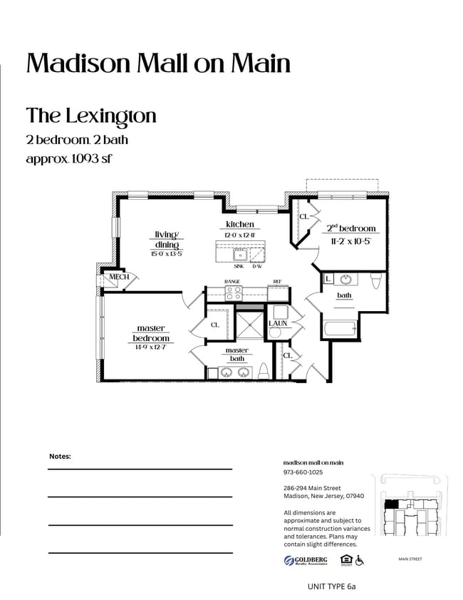 Floorplan - Madison Mall on Main Luxury Apartments