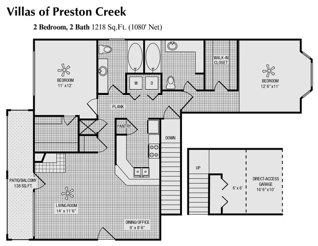 Floorplan - Villas Of Preston Creek