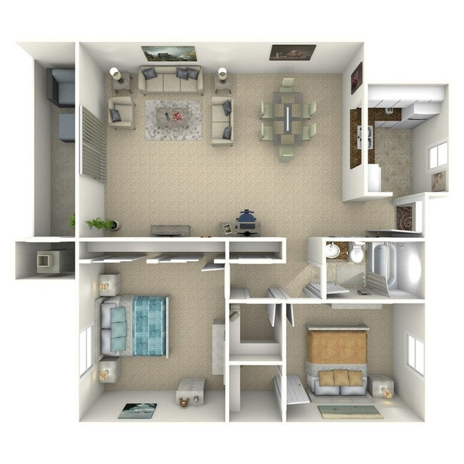 Floorplan - Lakeshore Presidential Apartments