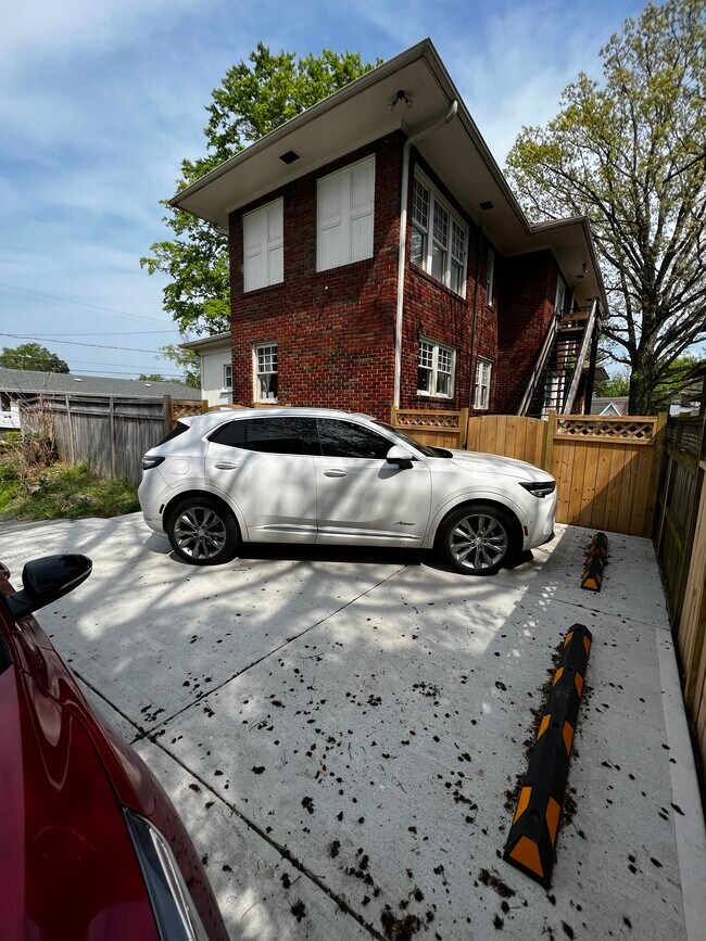 Expanded driveway - 1608 Fayetteville St