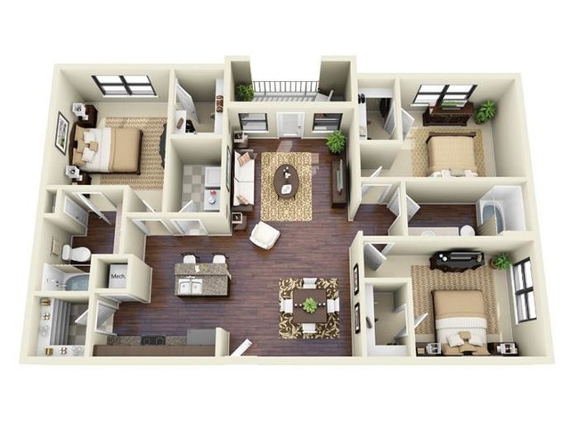 Floorplan - Skyview West Apartments