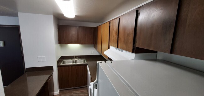 One Bed Kitchen - Evergreen Park Apartments in Olympia!