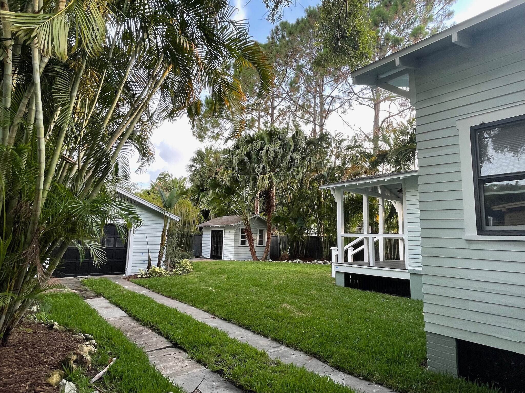 Large backyard with big garage and additional one room house - 2114 W Marjory Ave