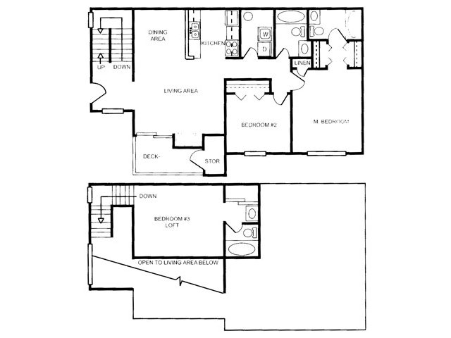 Floorplan - Woodlake Village-Waterpointe Apartments