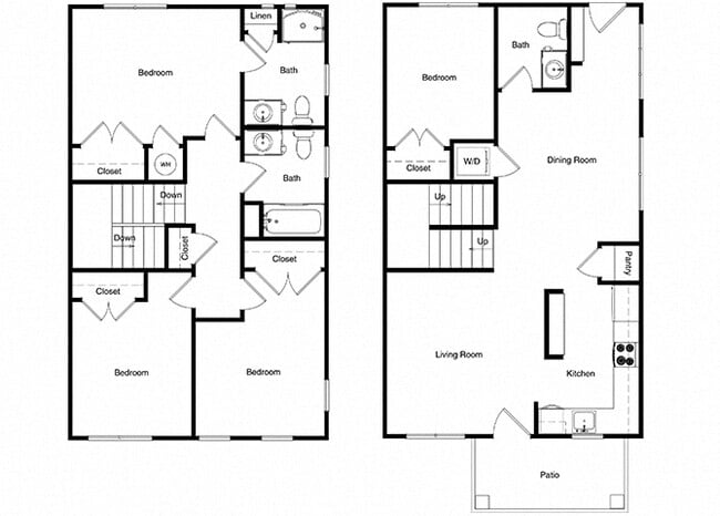Floorplan - Towns at Woodfield