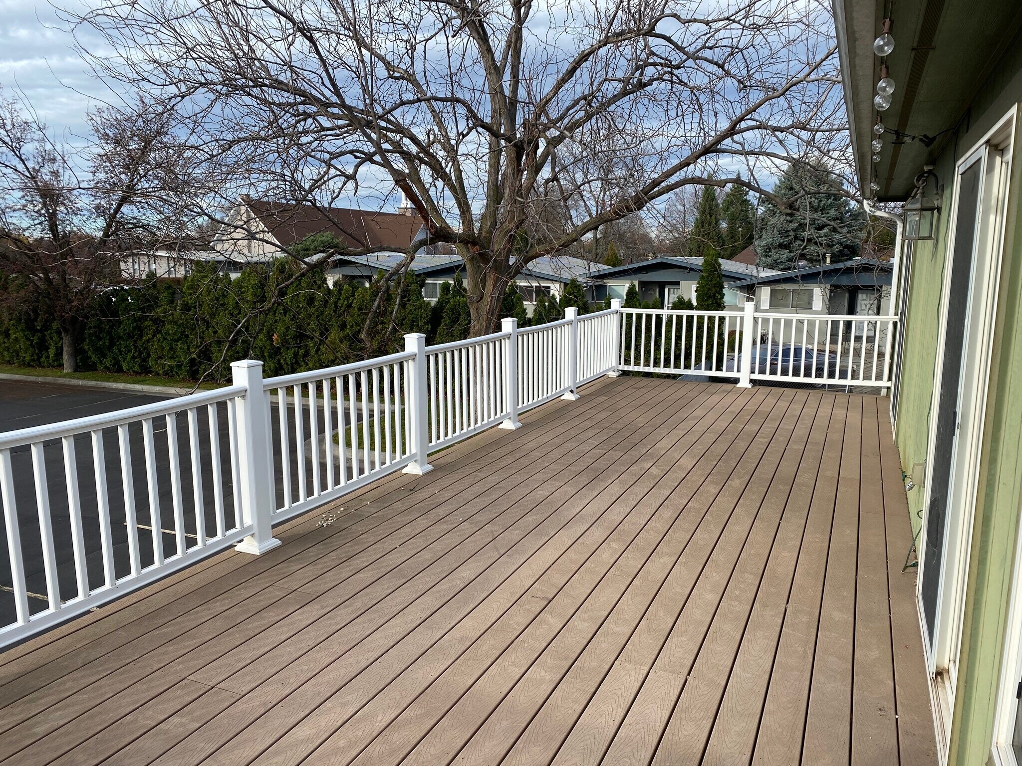 Two sliding doors connected to balcony: 1 from living area and one from large bedroom. - 2122 Howard St