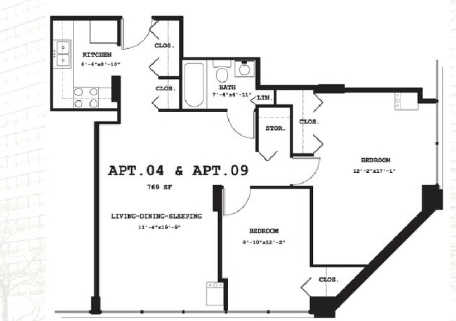 2BR/1BA - Paul G Stewart Center