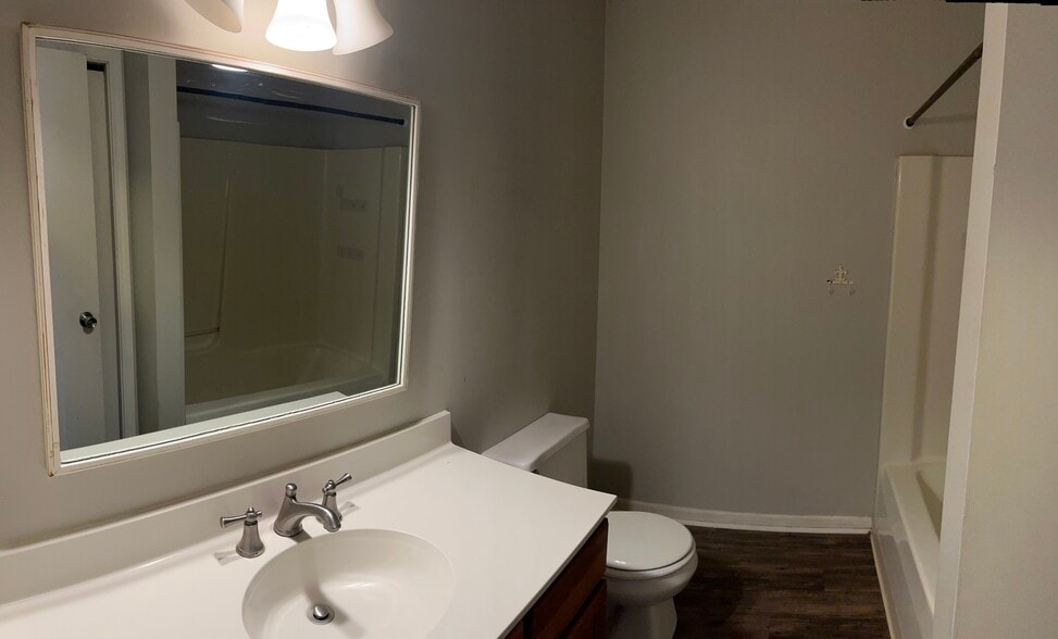 Updated bathroom vanity with large mirror - 4417 Poinsettia Ave SE