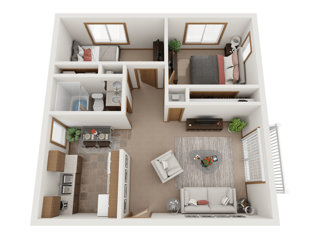 Floorplan - Corcoran Apartments